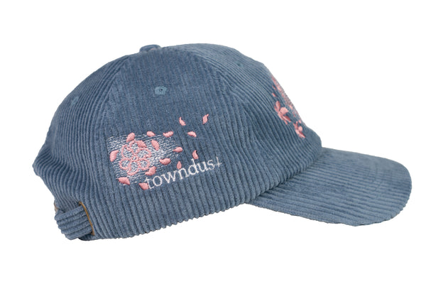 petal peony blur (stone blue) | dad cap