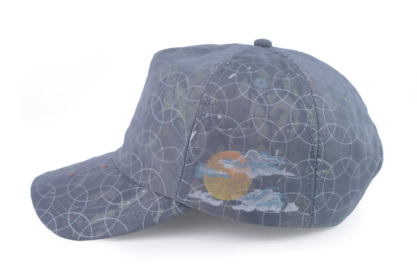 wear away | camo sashiko | slate grey / moss camo