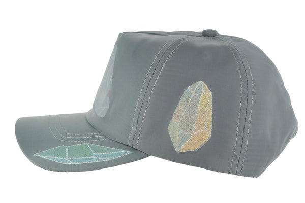 geode cap - slate grey / black