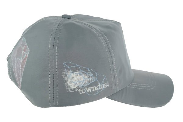 geode cap - slate grey / black