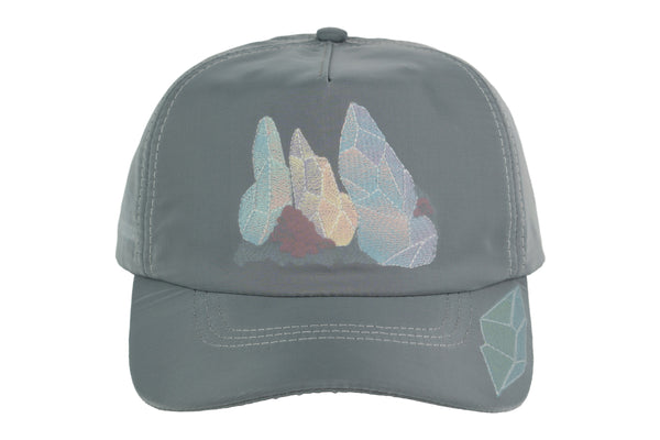 geode cap - slate grey / black