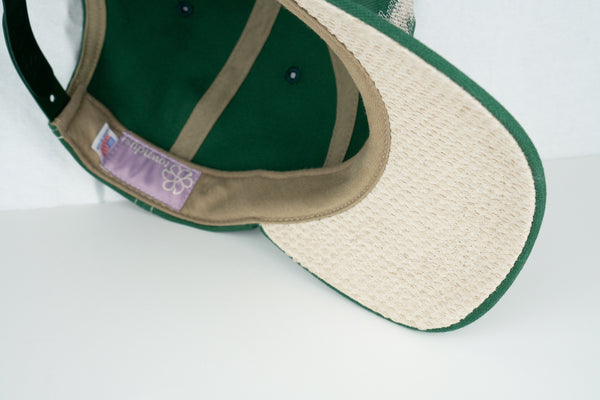 peony flame blurb (meadow mist) | high 6 panel (stiff)