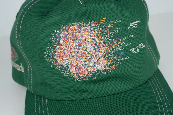 peony flame blurb (meadow mist) | high 5 panel