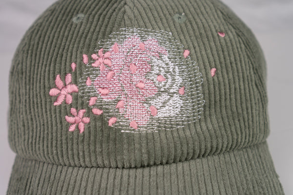 petal peony blur (dusty sage) | dad cap