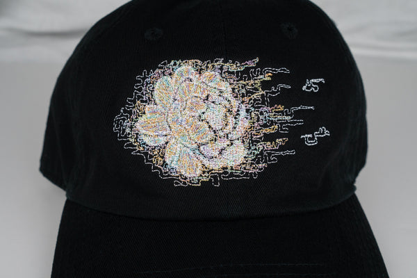 peony flame blurb (spring noir) | dad cap