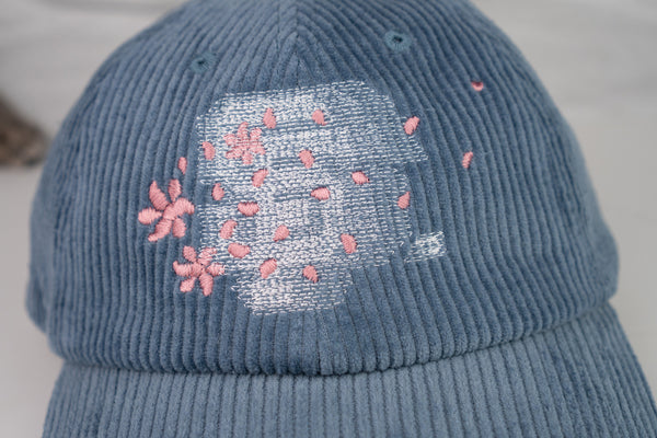 CHOOSE UR CITY motion blur | dad cap (stone blue)