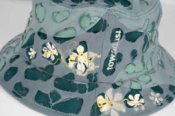 wear away | curved panel bucket - slate grey / teal