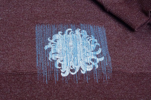 laurel, lightning & chrysanthemum crewneck | fleece crewneck sweater | XL