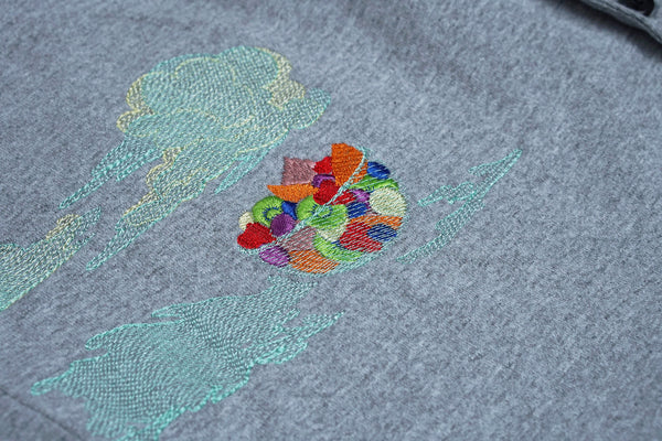 cloud fruit salad | cotton baseball jersey | L / XL