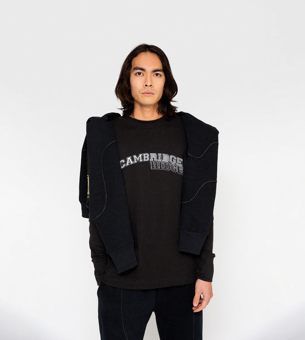 john titor long sleeve - black