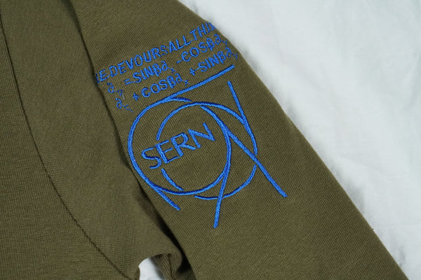 john titor long sleeve - olive