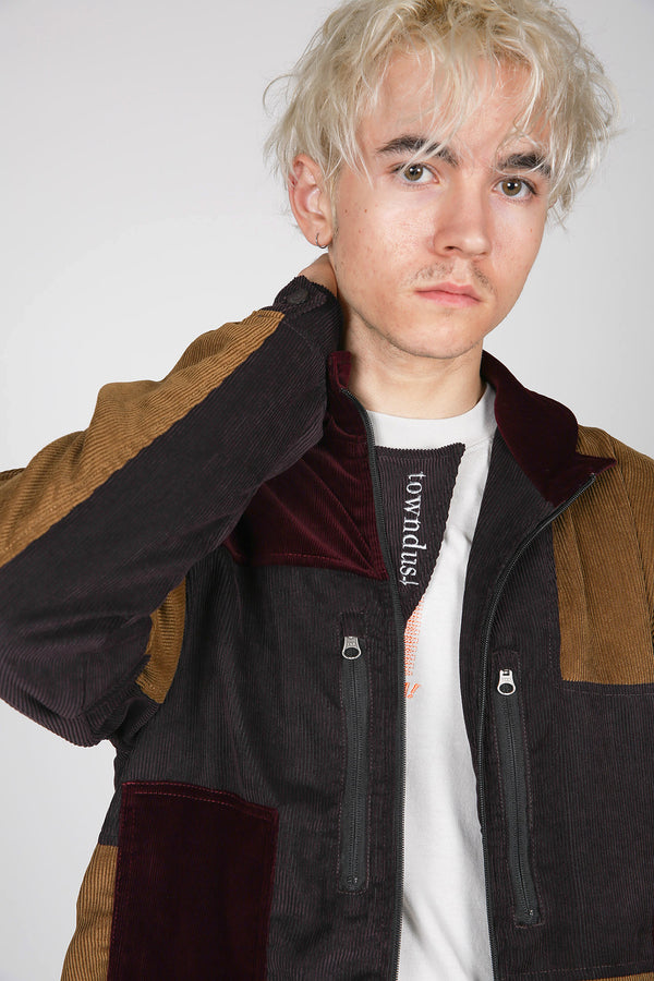 corduroy patch jacket - firefight