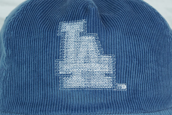 corduroy unstructured CHOOSE UR CITY blur (postal blue)