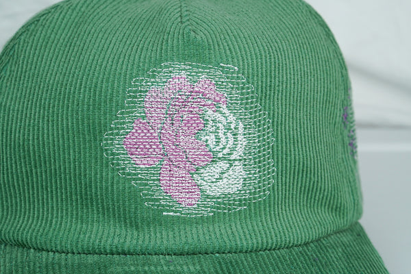 corduroy unstructured peony blur (wasabi green)