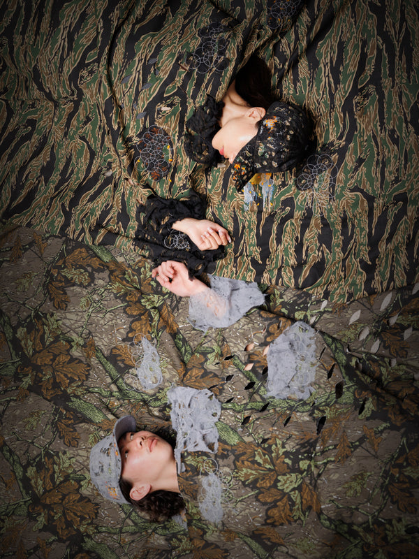 wear away | camo sashiko | onyx / tiger camo
