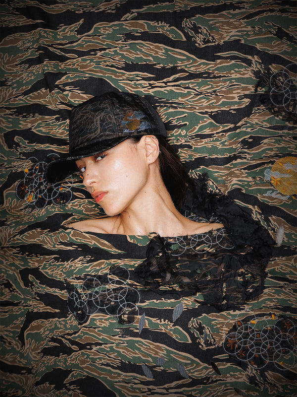 wear away | camo sashiko | onyx / tiger camo