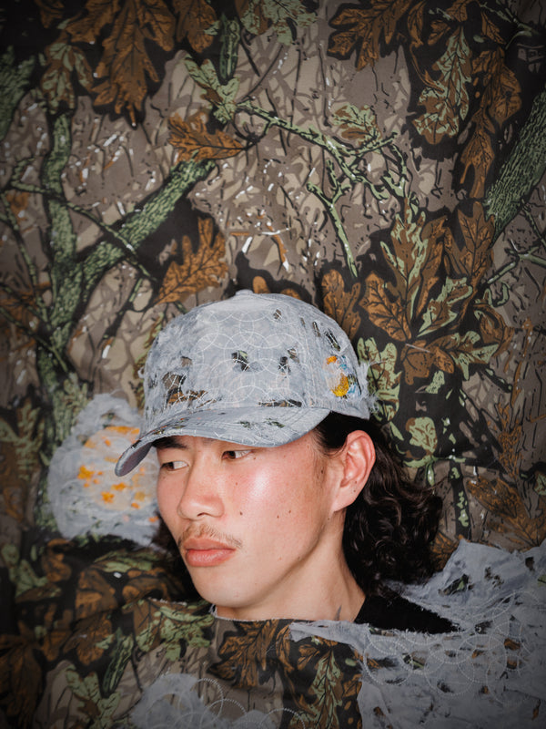 wear away | camo sashiko | slate grey / moss camo