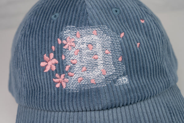 CHOOSE UR CITY motion blur | dad cap (stone blue)