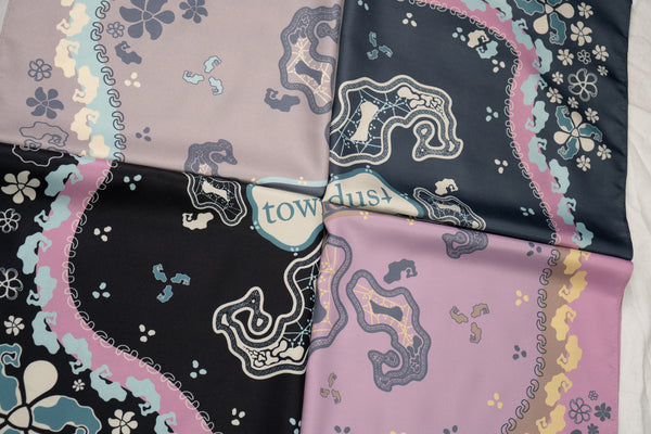 paisley silk bandanas