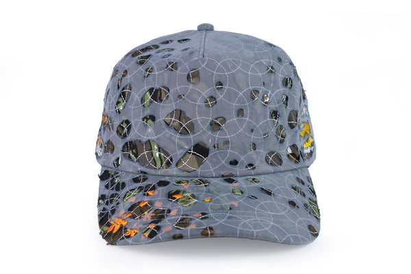 wear away | camo sashiko | slate grey / moss camo