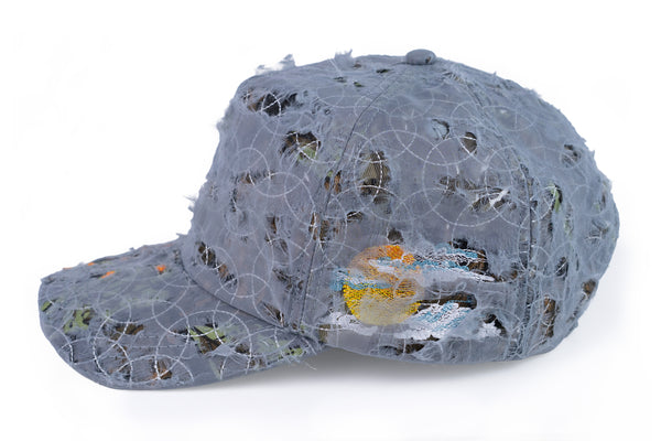 wear away | camo sashiko | slate grey / moss camo