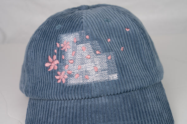 CHOOSE UR CITY motion blur | dad cap (stone blue)