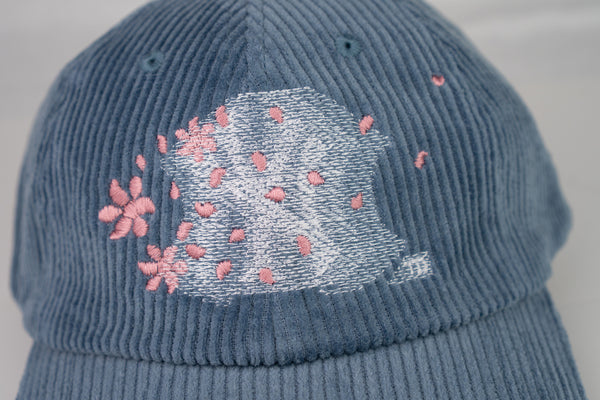 CHOOSE UR CITY motion blur | dad cap (stone blue)