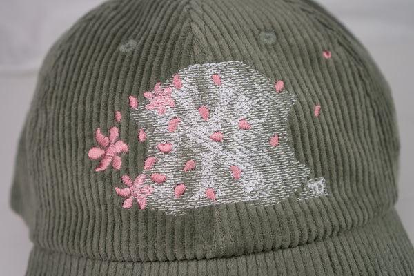 CHOOSE UR CITY motion blur | dad cap (dusty sage)