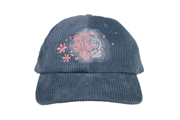petal peony blur (stone blue) | dad cap