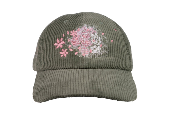 petal peony blur (dusty sage) | dad cap