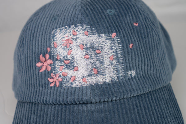 CHOOSE UR CITY motion blur | dad cap (stone blue)