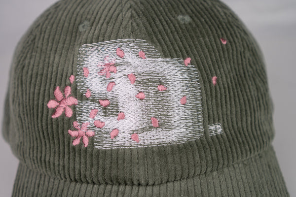 CHOOSE UR CITY motion blur | dad cap (dusty sage)