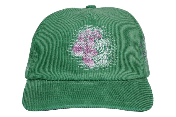 corduroy unstructured peony blur (wasabi green)