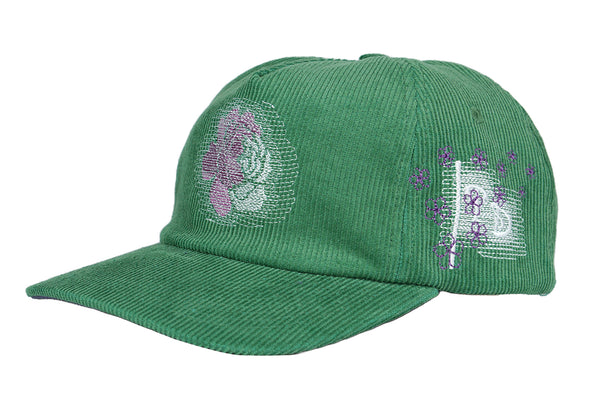 corduroy unstructured peony blur (wasabi green)